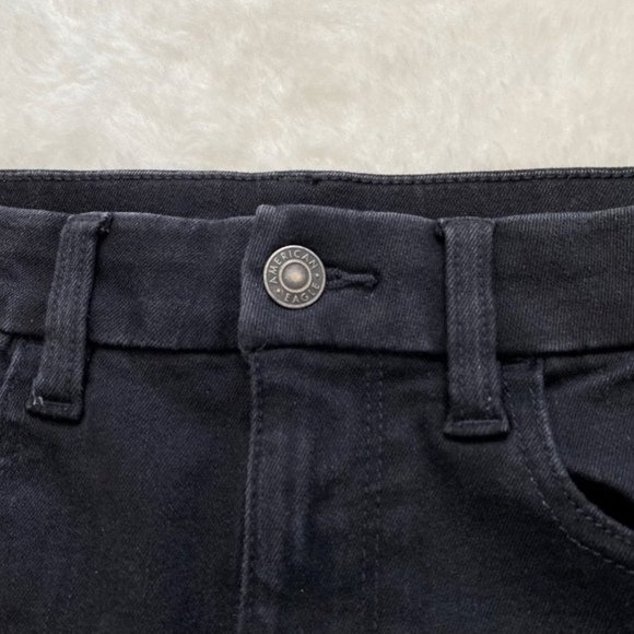 American Eagle AEO Curvy Highest Rise Jegging Black Women's 6 Next Level Stretch - Picture 6 of 11
